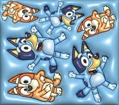 an image of cartoon cats playing in the water