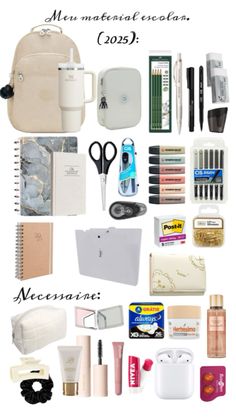 the contents of a travel bag are arranged on a white background with text that reads men's essentials