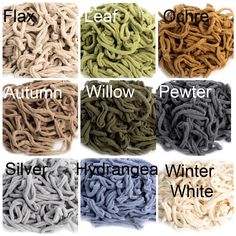 the different types of chains that are used in knitting