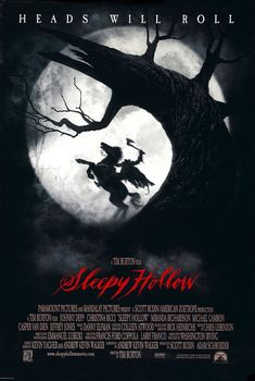 a movie poster for sleepy hollow