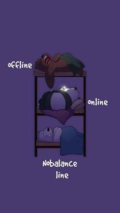 an image of two people sleeping on top of a bunk bed with the words online and no balance line above them