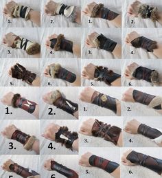 Dnd Outfits Inspiration Barbarian, Bracers Armor, Costume Viking, Leather Armor, Cosplay Diy, Medieval Clothing, Fantasy Costumes, Arm Cuff