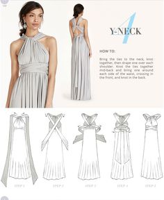 Infinity Dress Tutorial, Multiway Bridesmaid Dress, Wrap Dress Styles