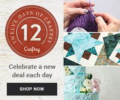 the twelve days of crafts is now available for everyone to enjoy it's time