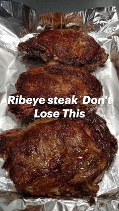 Smoked Steak Recipes, Ribeye Steak Dinner Ideas, Crockpot Dinner Recipes, Steak Dinner Recipes, Beef Steak Recipes, Grilled Steak Recipes, Dinner Recipes Healthy, Rib Eye