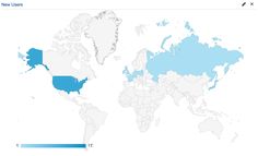 a world map with blue and white colors