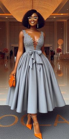 Credit: Folah Signature Dinner Gown Ideas, Folah Signature, Best Wedding Guest Dresses Classy, Latest Wedding Gowns, Classy Gowns, Chic Dress Classy, Civil Wedding Dresses, Latest Ankara Styles, Dinner Dress Classy