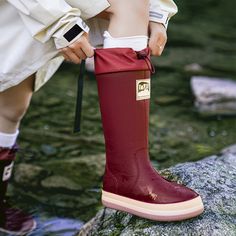 Stay dry in any weather with these unisex fisherman camping rain boots! Perfect for any outdoor adventures, camping in the woods or rainy days in the streets, these boots will keep your feet happy and safe from all the elements, all while being stylish and suave! Now you can explore without a worry (unless you see a bear…yikes!) Gender: UNISEX Item Type: Boots, Rain Boots Material: PVC Lining Material: PVC Insole Material: EVA Fashion Element: Patchwork, Draw String Closure Type: Slip-On Boot He Rain Shoes Women, Rainboots Outfit, Rain Boot Outfit, Cute Rain Boots, Hunter Boots Outfit, Camping In The Woods, Fishing Boots, Camping In The Rain, Rain Boots Fashion