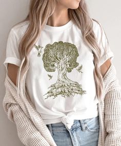 Tree Shirt, Gnarled Tree T-shirt, Men's Graphic Tee, Tree of Life Shirt, Scatterbrain Tees, Cool Gifts, Tree Tee, Gnarled Tree Shirt 📢Please Check All Photos For Details.   📢Choose Your T-Shirt Size From The Drop-Down Lists Next To The item Picture   📢Choose Of Your T-Shirt Color From The 2nd Picture 🧨Please contact the store for long-sleeved shirt and sweatshirt color options. 🧨Please check which product you are paying for in the size options section, because there are different options such as short-sleeved shirts, V-Neck, sweatshirts and long-sleeved shirts. 📢Use "Add message to Seller" link On The Checkout Page To Send me the Following important Details For Your Order's Customization.   📢Shipping Time Varies by location (we are located in Sugar Land, Texas) please consider that Vinyl Tree Shirts, Tree Shirts, Gnarled Tree, Relaxed Fit T-shirt With Palm Tree Print, Tree Of Life T Shirt, Sugar Land Texas, Tree Of Life Necklace Silver, Tee Tree, Sugar Land