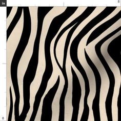 a black and white zebra print fabric