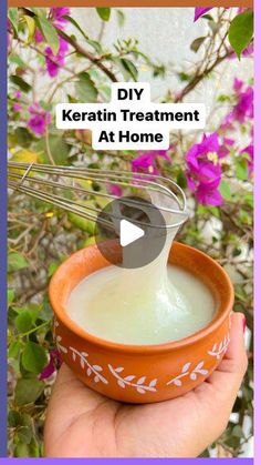 Keratin Mask Hair, For Dry Hair Remedies, Keratin At Home Natural, Hair Oil For Smooth Hair, Remedies For Soft Hair, Hair Mask At Home For Hair Growth, Home Hair Care Remedies, Home Remedy For Smooth Hair, How To Make Hair Frizz Free