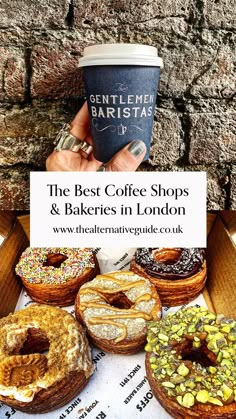 An alternative travel guide to the best independent coffee shops and bakeries in London including: The Gentleman Baristas, Cookies and Scream, Kaffeine and Rinkoff Bakery. A London city guide for fellow off-beat adventurers. London Cheap, London Tips, London Bucket List, London Guide, Family Vacation Spots, London Christmas, The Gentleman