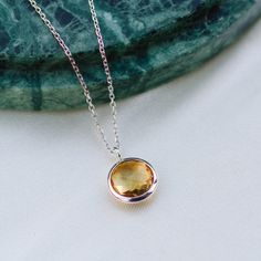 Dainty Citrine necklace in 14K rose gold. Natural citrine pendant on 14K solid rose gold chain with a spring clasp. 100% handcrafted with love! PRODUCT DETAILS ● Metal: 14K solid gold, 14K white gold or 14K rose gold ● Gemstone: Citrine, round briolette cut ● Stone Diameter: 10mm (0.4in) ● Length: 39cm (15.5in) to 47cm (18.5) HOW TO ORDER - CUSTOM ORDERS ●Choose from the drop down menus the available options (Ring size, Metal) and leave us a note for any special requirements. ●For special orders Dainty Citrine Round Jewelry, Dainty Round Citrine Jewelry, Dainty Citrine Jewelry, Yellow Gold Citrine Round Pendant Jewelry, White Gold Citrine Necklaces With Gemstones, Amber Necklace Hallmarked For Anniversary, Amber Hallmarked Necklace For Anniversary, Fine Jewelry Citrine Gemstone Necklaces, Fine Jewelry Citrine Necklaces With Gemstone