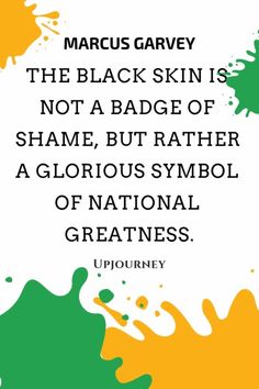 a quote on black skin is not a badge of shame, but rather a glorious symbol of national greatness