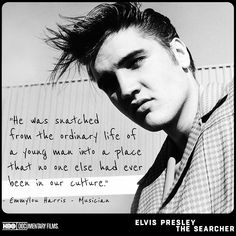 elvis presley quote about love and life on black and white photo with text overlay