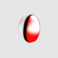 a red and white object is shown in this image