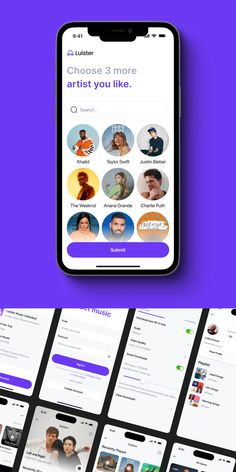 "Luister" makes music app design easier than ever. Packed with customizable screens, modern layouts, and a clean look, this UI Kit is ideal for mobile apps focused on music streaming, audio playback, or music libraries. A great option for designers looking to save time.

Music UI kit, mobile app templates, audio player design, music streaming app design, app design inspiration, customizable app layouts, mobile design for audio, simple music UI, professional UI kits, mobile UX design