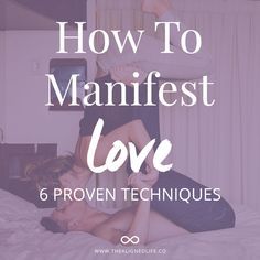 two people laying in bed with the text how to manfirst love 6 proven techniques