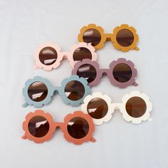 Groovy Birthday Favors, Groovy Birthday Theme, 70s Theme Party, Wildflower Birthday, 70s Theme, Orange Sunglasses, Flower Sunglasses