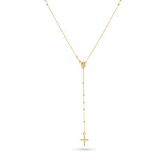 We crafted the perfect spiritual piece that combines with your modern jewelry collection effortlessly. Our 14K Gold Dainty Rosary Necklace is strung on a bead ball chain with the most beautiful 3" inch drop.  Wear in style and as a reminder of what gives you strength.  

Size: 12mm (H) x 8mm (W) Cross
9mm (H) x 6mm (W) Centerpiece
1.80mm Ball Beads
Length 18" Necklace + 3" Drop
14K Solid Gold
Lifetime Guarantee
Made in Los Angeles Gold Rosary Necklace, Spend Wisely, 2024 Wishlist, Gold Rosary, Bead Ball, Clothing Board, Kids Accessories Jewelry, Rosary Necklace, Necklace Shop