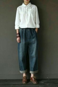 Jeans Pants Women, Cowboy Jeans, Women Trousers, Jeans Wide, Vintage Cowboy, Vintage Pants, Pants Women