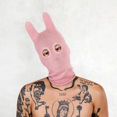 pink mask bunny Groovy Fashion, Easy Halloween Costume, Mask For Men, Black Cartoon Characters, Black Cartoon