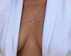 Bralette Chain, Body Chain Bra, Bra Chain, Real Diamond Necklace, Body Necklace, Chain Bra, Dainty Diamond Necklace, Festival Jewelry, Amethyst Bracelet