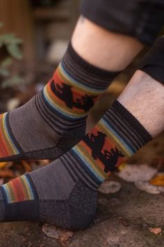 Willoughby Hiking Micro Crew – Sock Dreams Comfortable Brown Socks For Outdoor, Winter Outdoor Brown Socks, Brown Winter Outdoor Socks, Casual Brown Outdoor Socks, Casual Brown Socks For Outdoor, Black Outdoor Socks For Fall, Black Fall Outdoor Socks, Black Casual Hiking Socks, Casual Black Hiking Socks