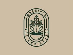 the logo for an organic coffee company