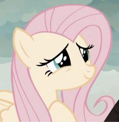 the pinkie is looking at something with big eyes