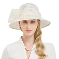 Vintage Fashion Elegant Summer Large Wide Hat | FashionByTeresa Luxury Brimmed Sun Hat For Garden Party, Luxury Brimmed Straw Hat For Church, Luxury Curved Brim Sun Hat For Parties, Luxury Short Brim Hats For Spring, Luxury Short Brim Boater Hat For Spring, Luxury Elegant Hats For Garden Party, Luxury Elegant Brimmed Sun Hat, Affordable Elegant Hats In Solid Color, Luxury Wide Brim Summer Fascinator