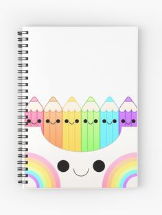 Portada de cuaderno 
De los colores del arcoiris Art For Notebooks, Highlight Art Drawing, Color Pencil Drawing Easy Cute, Front Notebook Design Ideas, Notebook Front Page Design, Notebook Cover Design Drawing, Notebook Design Ideas Cover, Colorful Book Cover, Cute Notebook Covers