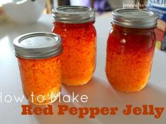 Pepper Jellies, Green Pepper Jelly, Red Pepper Jelly, Wheat Crackers, Easiest Recipes, Canning Vegetables, Wheat Thins