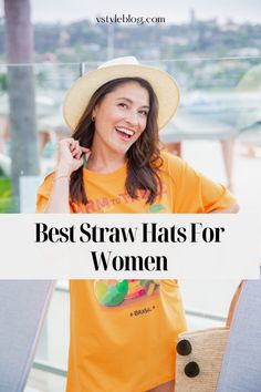 Best Straw Hats for Women Summer Topper, Dark Restaurant, Straw Hats For Women, Bump It, Straw Sun Hat, Personal Style Inspiration, Bold Accessories, Wearing A Hat, Straw Hats