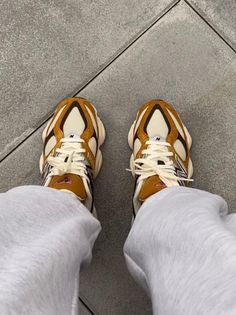 Brown New Balance, Heels Sneakers, Shoe Ideas, Hype Shoes, Aesthetic Shoes