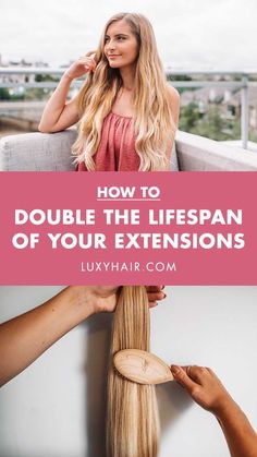 How To Style Hair With Extensions, 16 Inch Hair Extensions, 22 Inch Hair Extensions, Extension Styles, Sew In Extensions, Luxy Hair Extensions, Best Hair Brush