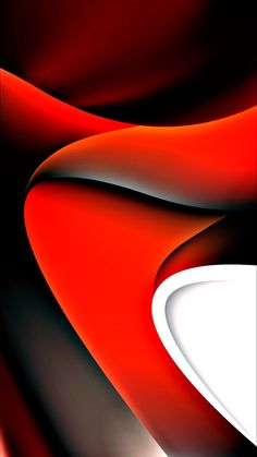 an abstract red and black background with curves