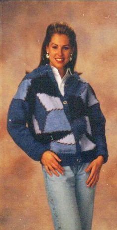 a woman in jeans and jacket posing for a photo