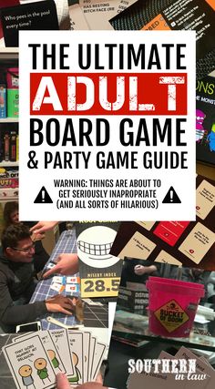 the ultimate adult board game and party game guide