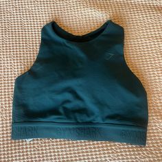 Padded Top , Size Small , Never Worn Gym Shark, Padded Top, Color Blue, Crop Top, Womens Tops, Gym, Crop Tops, Women Shopping, Blue