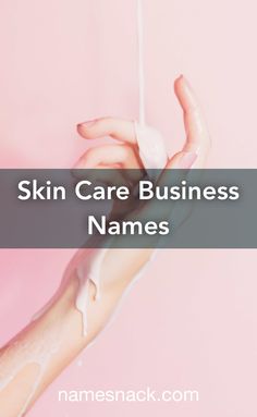 Skincare Account Name Ideas, Skincare Page Name Ideas, Name Skincare Idea, Aesthetician Business Name Ideas, Skin Care Brand Logo Ideas, Organic Skin Care Business Names Ideas, Skincare Brand Names Ideas, Beauty Products Name Ideas, Natural Skin Care Branding Design