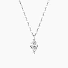 Marquise Diamond Solitaire Pendant | Brilliant Earth Marquis Diamond Pendant, Timeless Silver Marquise Diamond Necklace, Luxury Marquise Diamond Cut Necklace, Elegant Marquise Diamond Necklace With Single Diamond, Luxury Marquise Diamond White Necklace, Luxury Marquise Necklace With Single Diamond, Luxury Marquise Single Diamond Necklace, Luxury Marquise White Gold Necklace, Luxury Single Diamond Marquise Necklaces