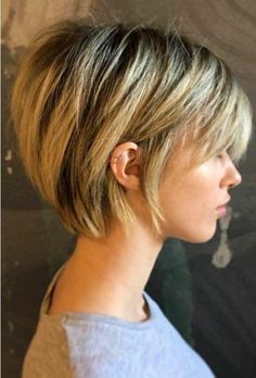 Bob Pendek, Haircut Blonde, Blonde Pixie Hair, Short Blonde Haircuts, Blonde Pixie Haircut, Bob Hairstyles For Fine Hair, Short Hair Styles For Round Faces