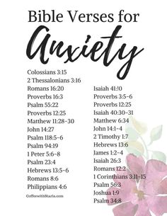 Bible Verses for Anxiety ~ Coffee With Starla Writing Plan, Quotes Bible, Ayat Alkitab, Encouraging Bible Verses, Bible Study Notes, Bible Reading Plan, Prayer Scriptures, Bible Encouragement