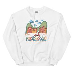 a white sweatshirt with the words rottoboso printed on it