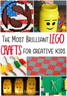 the most brilliant lego crafts for creative kids to do with their friends and family at home