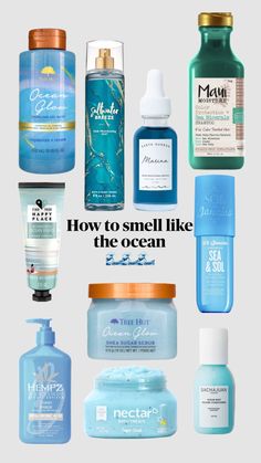 Smell Like Ocean, Smell Like The Ocean, Smell Like The Beach, Smell Like Coconut