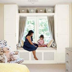 Window Seat Idea - Dream Home Inspiration of the Day