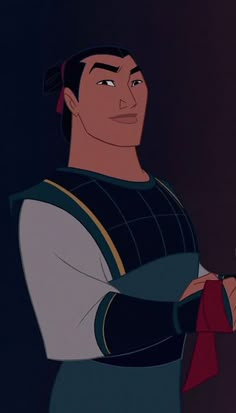 an animated man holding a knife in his hand