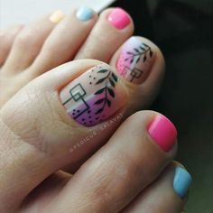 Nail Stamping Designs, Pink Toe Nails, Bella Nails, Natural Gel Nails